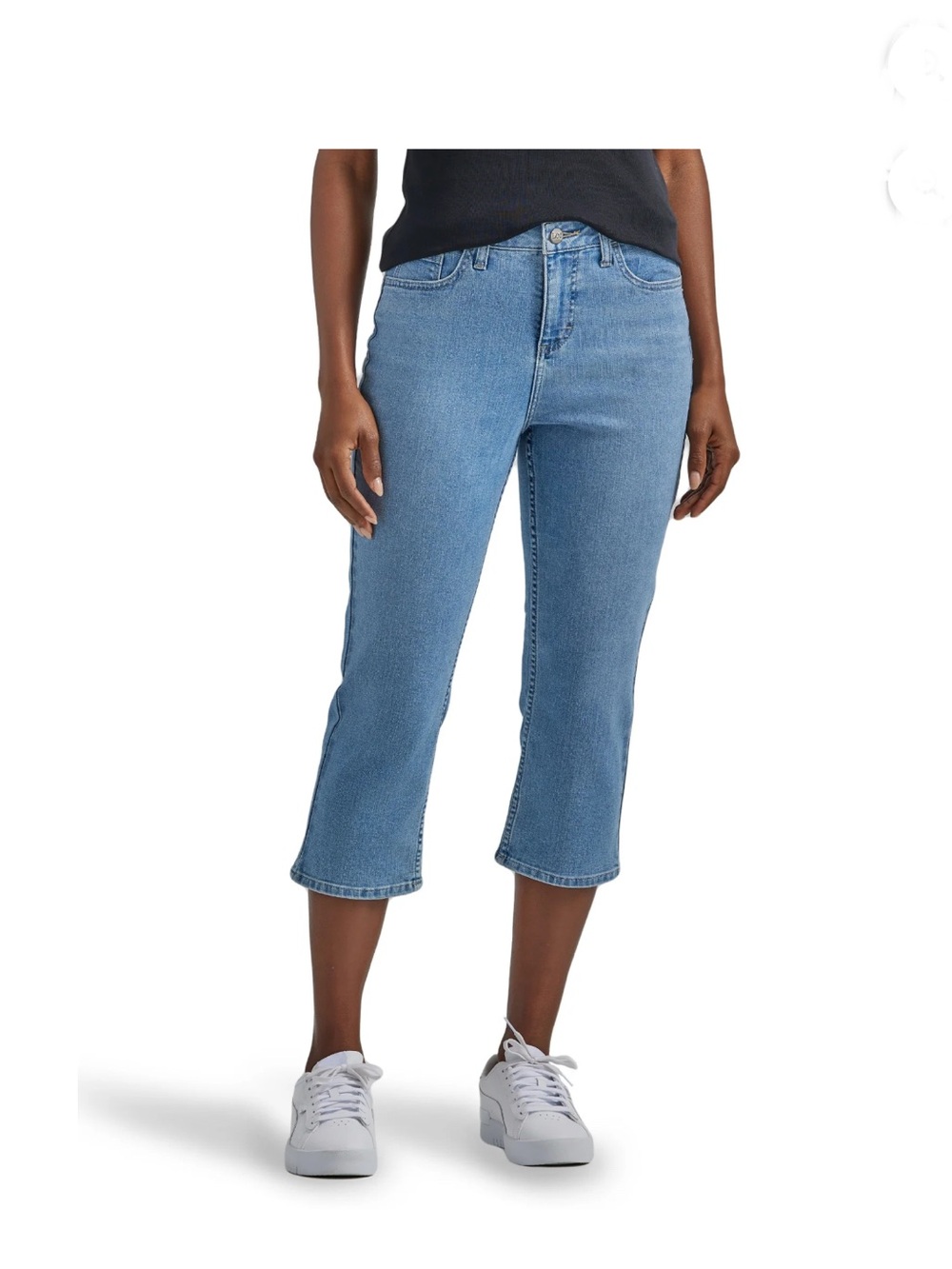 Lee Women’s Blue Denim Capri Jeans